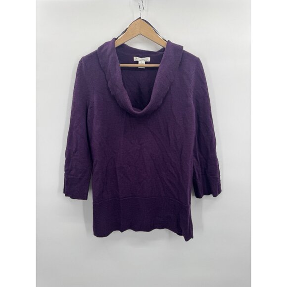 Susan Bristol Sweaters - Vintage Susan Bristol Womens XLarge Sweater Cowl Neck Merino Wool Warm Layers